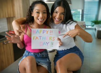 sarah lace maya farrell fathers day competition