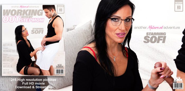 Hot MILF Sofi Works Out with Her Strapping Stepson