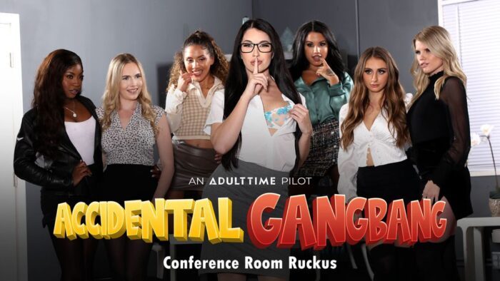 Accidental Gangbang Conference Room Ruckus