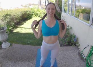 Stepdaughter Izzy Lush Goes From Yoga To a Facial