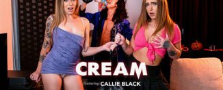 Callie Black spends Halloween night fucking her friends big cocked boyfriend