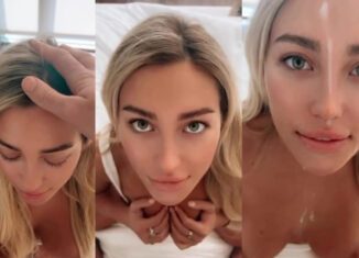 Stefanie Knight Blowjob and Facial Sextape