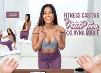 Xxlayna Marie Fitness Casting with PETITE Teen