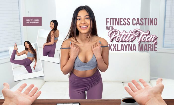 Xxlayna Marie Fitness Casting with PETITE Teen
