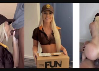 ScarlettKissesXO Delivery Girl Homemade Sextape