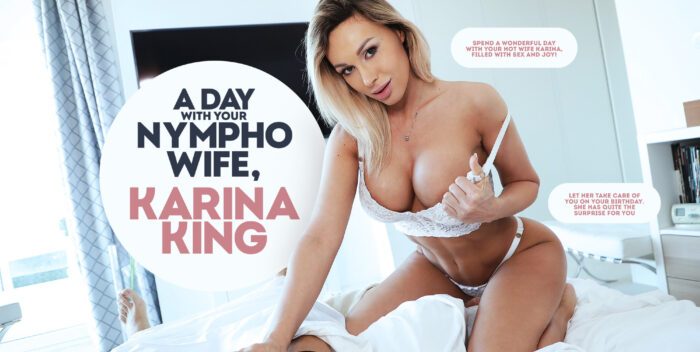 Alyssa Bounty Karina King A day with your nympho wife