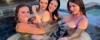 onlyfans mia malkova angela white sophie dee and francia james orgy by the pool