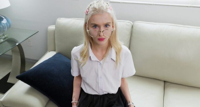Naughty Schoolgirl Emma Rosie Seduces Her Stepdaddy In POV