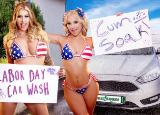 lolly dames venus rivers car wash duo shake tits and score big