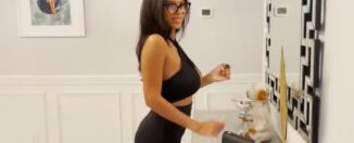 Autumn Falls Black Dress Sextape