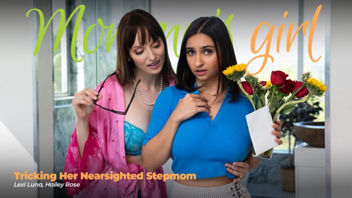 lexi luna hailey rose tricking her nearsighted stepmom