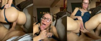 Nicole Aniston Late Night Sextape on Couch