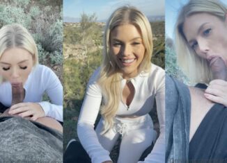 ScarlettKissesXO Sucking on The Hike