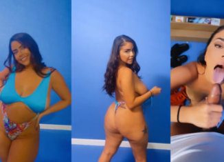 Jessenia Rebecca Blowjob with Her Neighbor