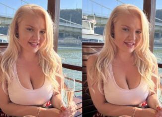 Miss Jackson Beautiful Blonde Boat Ride In Budapest