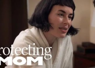 Olive Glass Protecting Mom