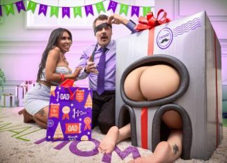 Jena Larose, Mila Milkshake The Perfect Father's Day Gift Just Wrap His Wife's and Stepdaughter's Butts