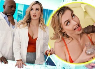 Natalia Starr It’s for Research! MILF Scientist Milks BBC Lab Partner