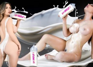 Krystal Sparks Covered In Milk, Covered In Cum
