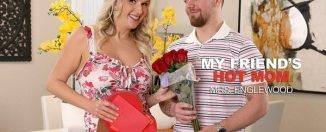 NaughtyAmerica Sexy MILF Mrs. Englewood gives her sons friend the best Valentine Day fuck ever yourdailypornvideos