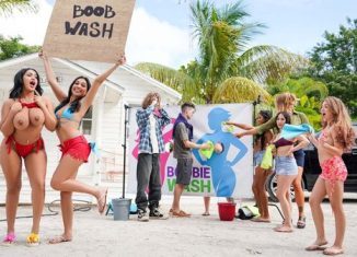 Brazzers Elana Bunnz Nia Bleu Ruby Divine Mira Luv Boobie Wash yourdailypornvideos