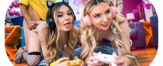 DaughterSwap Della Cate Britt Blair No More Gaming Bffs Share Some Daddy Dick yourdailypornvideos