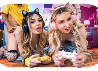 DaughterSwap Della Cate Britt Blair No More Gaming Bffs Share Some Daddy Dick yourdailypornvideos