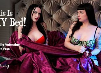 GirlsWay Charlie Valentine Violet Voss This Is MY Bed yourdailypornvideos