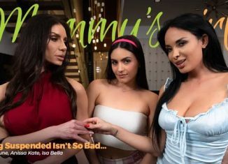 MommysGirl Anissa Kate Isa Bella Remy Rune Being Suspended Isnt So Bad… yourdailypornvideos